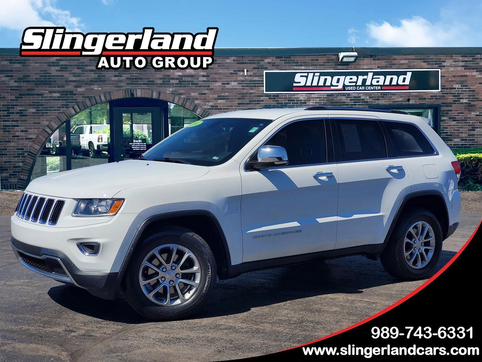 Bright White Clearcoat 2015 Jeep Grand Cherokee Limited 4WD SUV / Crossover Four-Wheel Drive 8-Speed Automatic