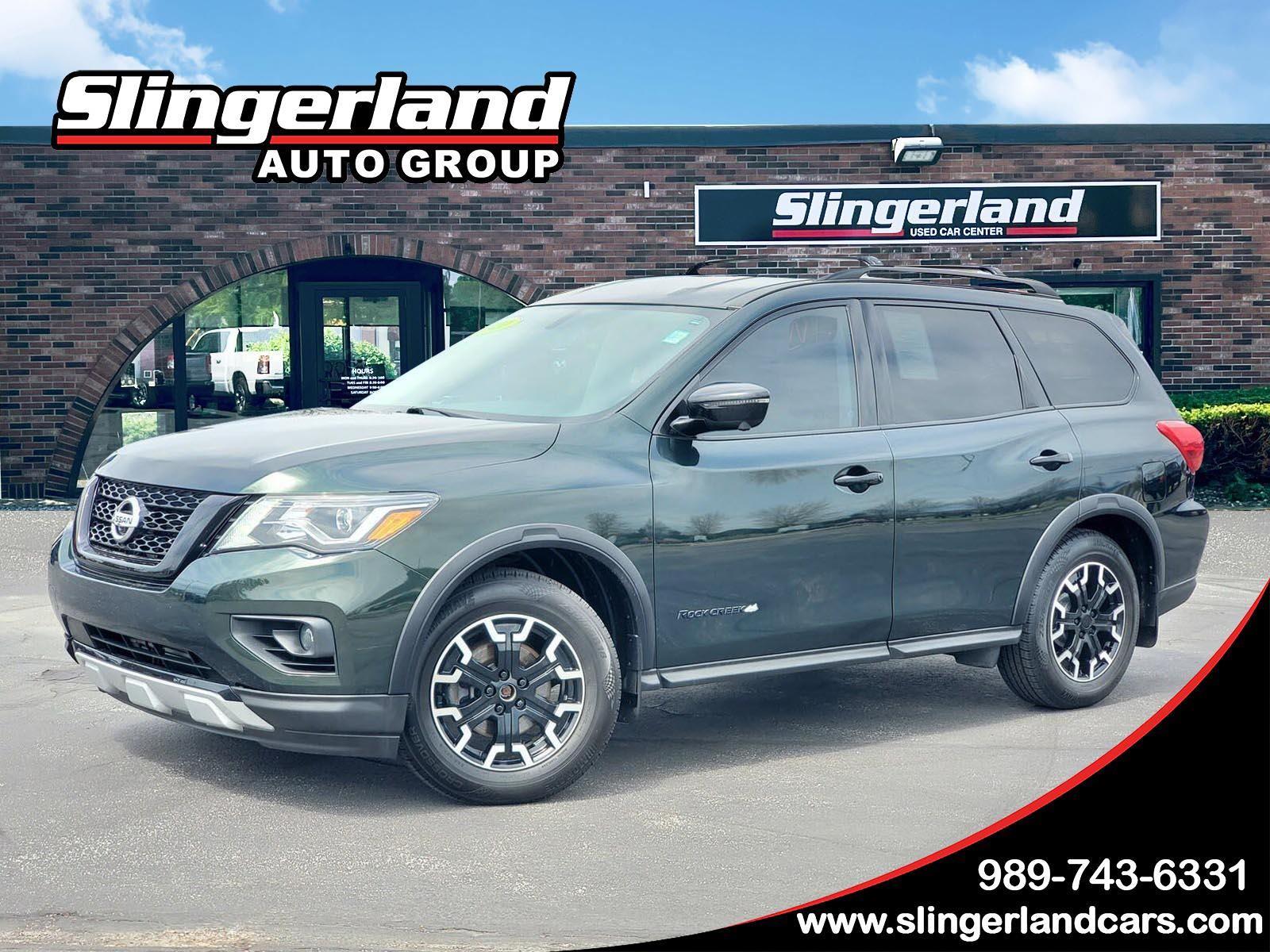 Midnight Pine Metallic 2020 Nissan Pathfinder SL 4WD SUV / Crossover Four-Wheel Drive Continuously Variable Transmission