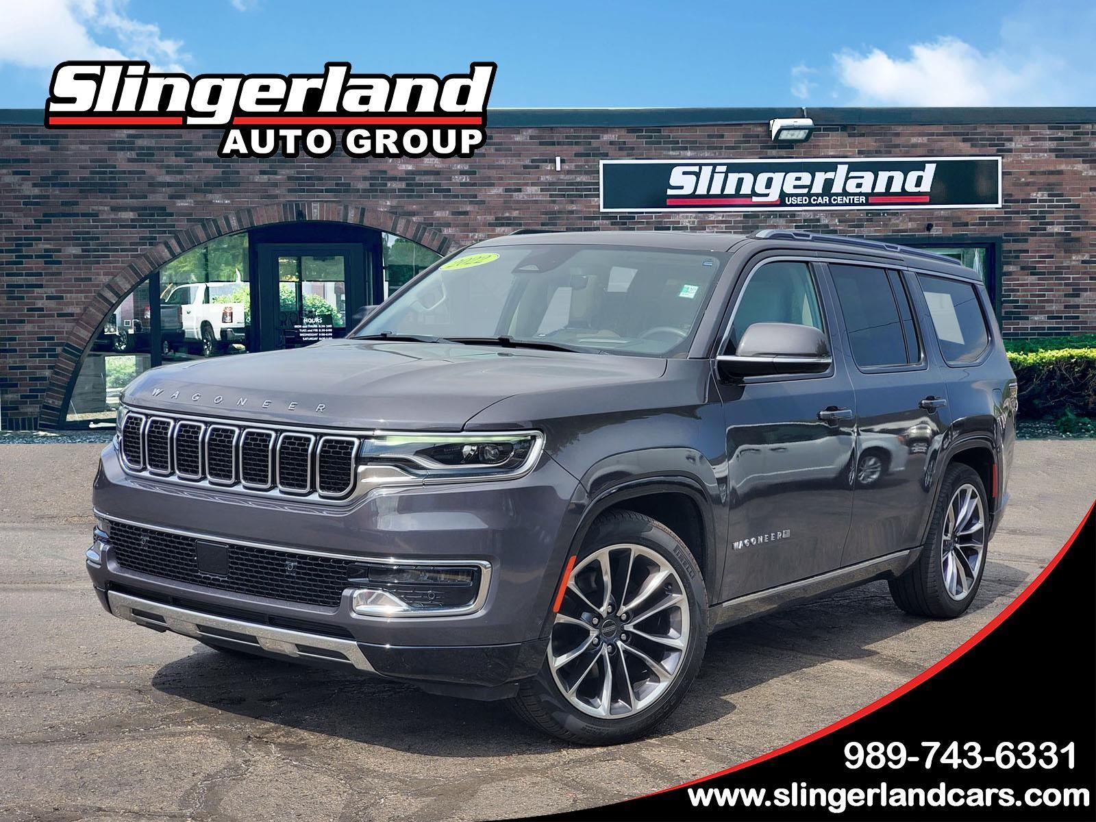 Baltic Gray Metallic Clearcoat 2022 Jeep Wagoneer Series III 4WD SUV / Crossover Four-Wheel Drive 8-Speed Automatic