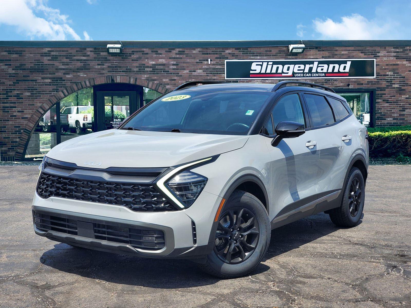 Wolf Gray/Ebony Black Roof 2023 Kia Sportage X-Pro Prestige AWD SUV / Crossover All-Wheel Drive Automatic