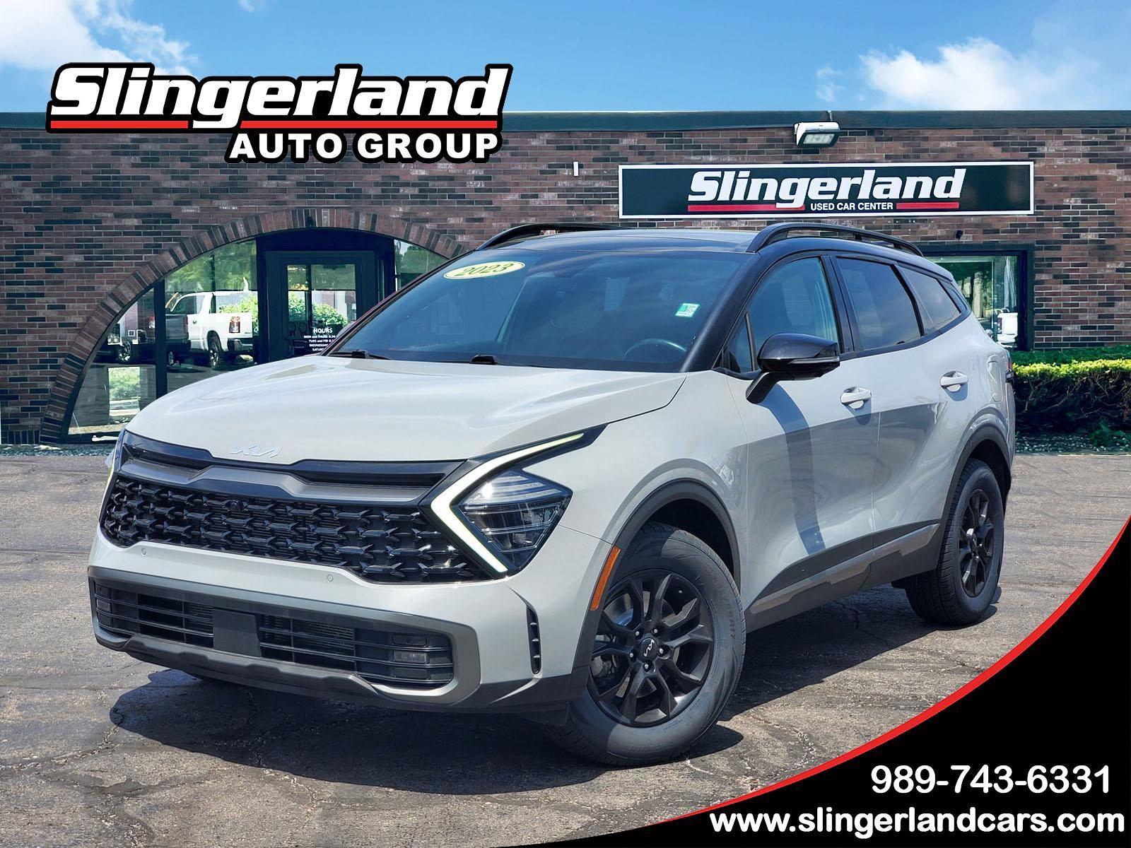 Wolf Gray/Ebony Black Roof 2023 Kia Sportage X-Pro Prestige AWD SUV / Crossover All-Wheel Drive Automatic