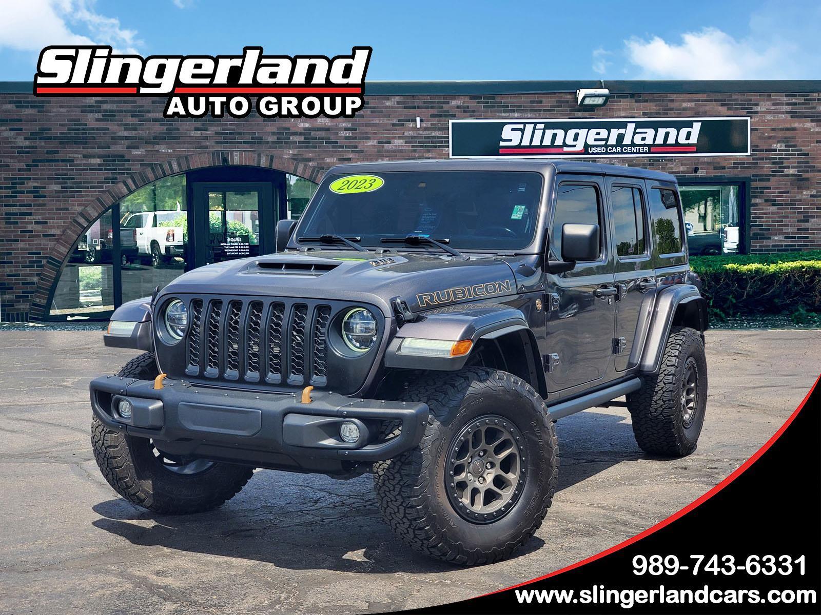 Gray (Granite Crystal Metallic Clearcoat) 2022 Jeep Wrangler Unlimited Rubicon 392 4WD SUV / Crossover Four-Wheel Drive 8-Speed Automatic