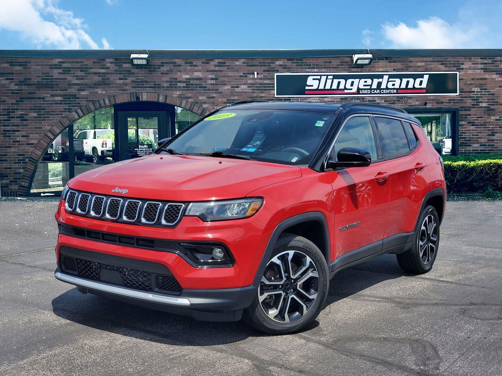Redline Pearlcoat 2023 Jeep Compass Limited 4WD SUV / Crossover Four-Wheel Drive 8-Speed Automatic