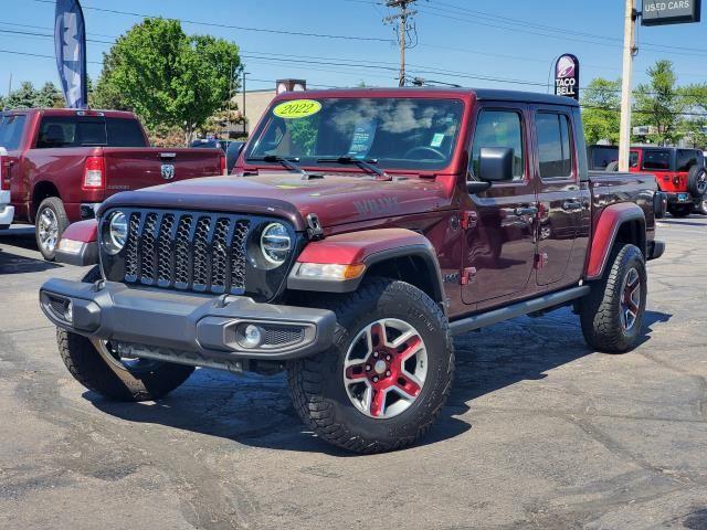 Snazzberry Pearlcoat 2021 Jeep Gladiator Willys Crew Cab 4WD Pickup Truck Four-Wheel Drive 8-Speed Automatic
