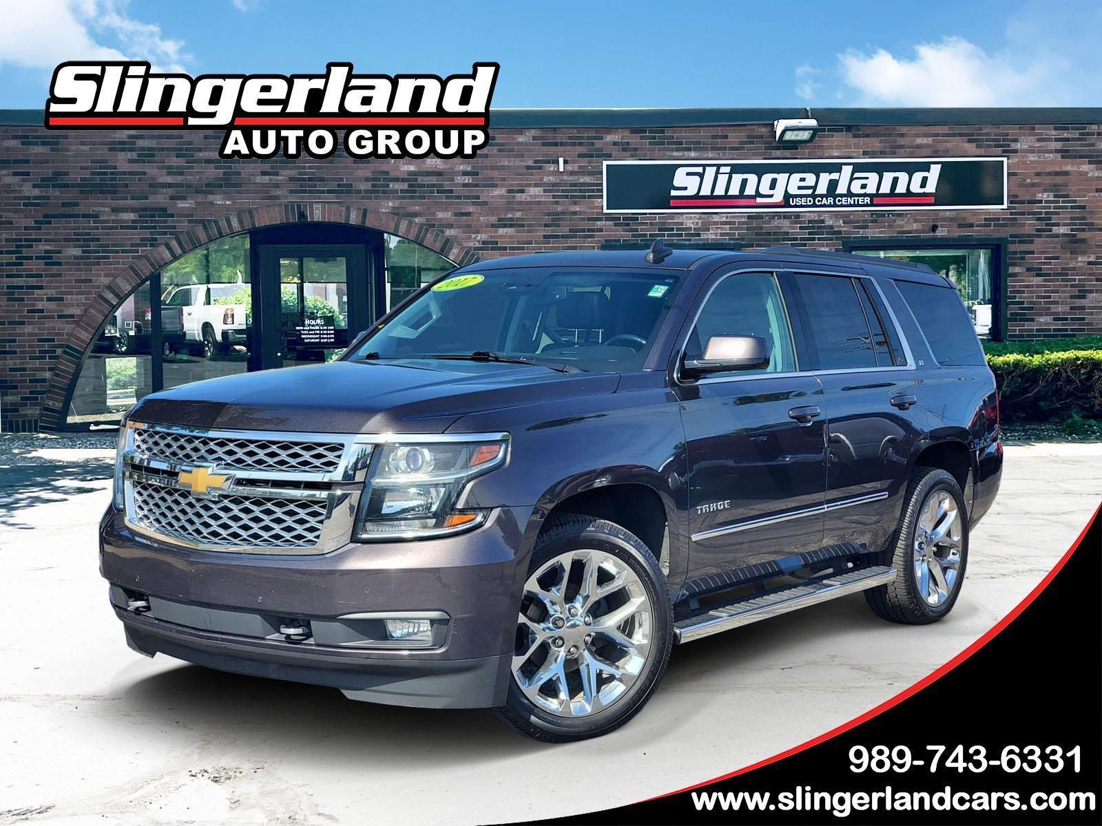 Gray (Tungsten Metallic) 2017 Chevrolet Tahoe LT 4WD SUV / Crossover Four-Wheel Drive 6-Speed Automatic