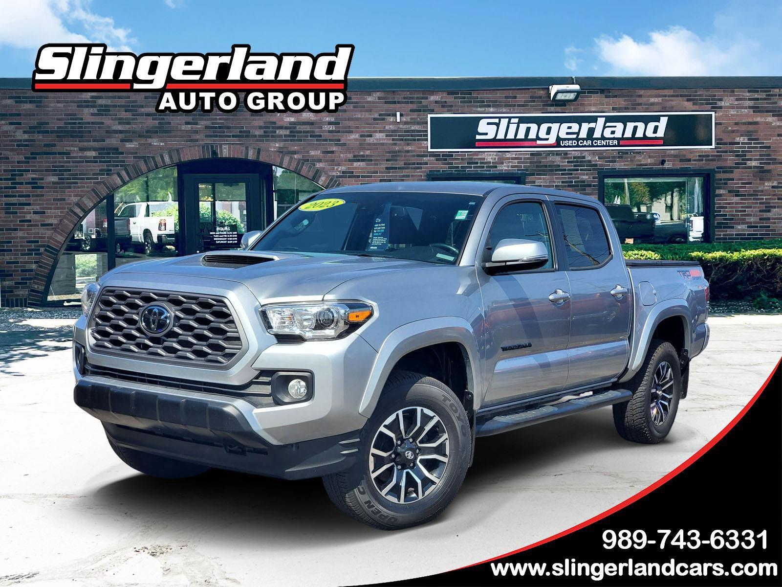 Celestial Silver Metallic 2023 Toyota Tacoma Pickup Truck Four-Wheel Drive Automatic