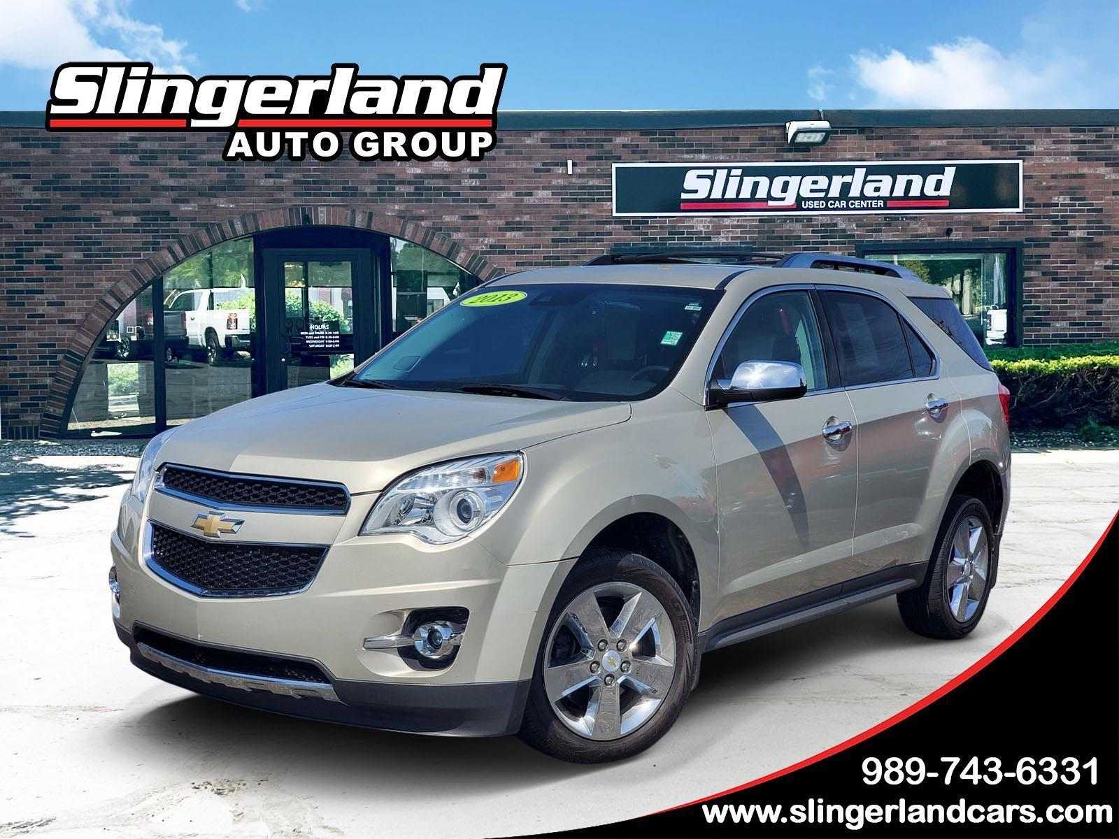 Champagne Silver Metallic 2013 Chevrolet Equinox LTZ FWD SUV / Crossover Front-Wheel Drive 6-Speed Automatic Overdrive
