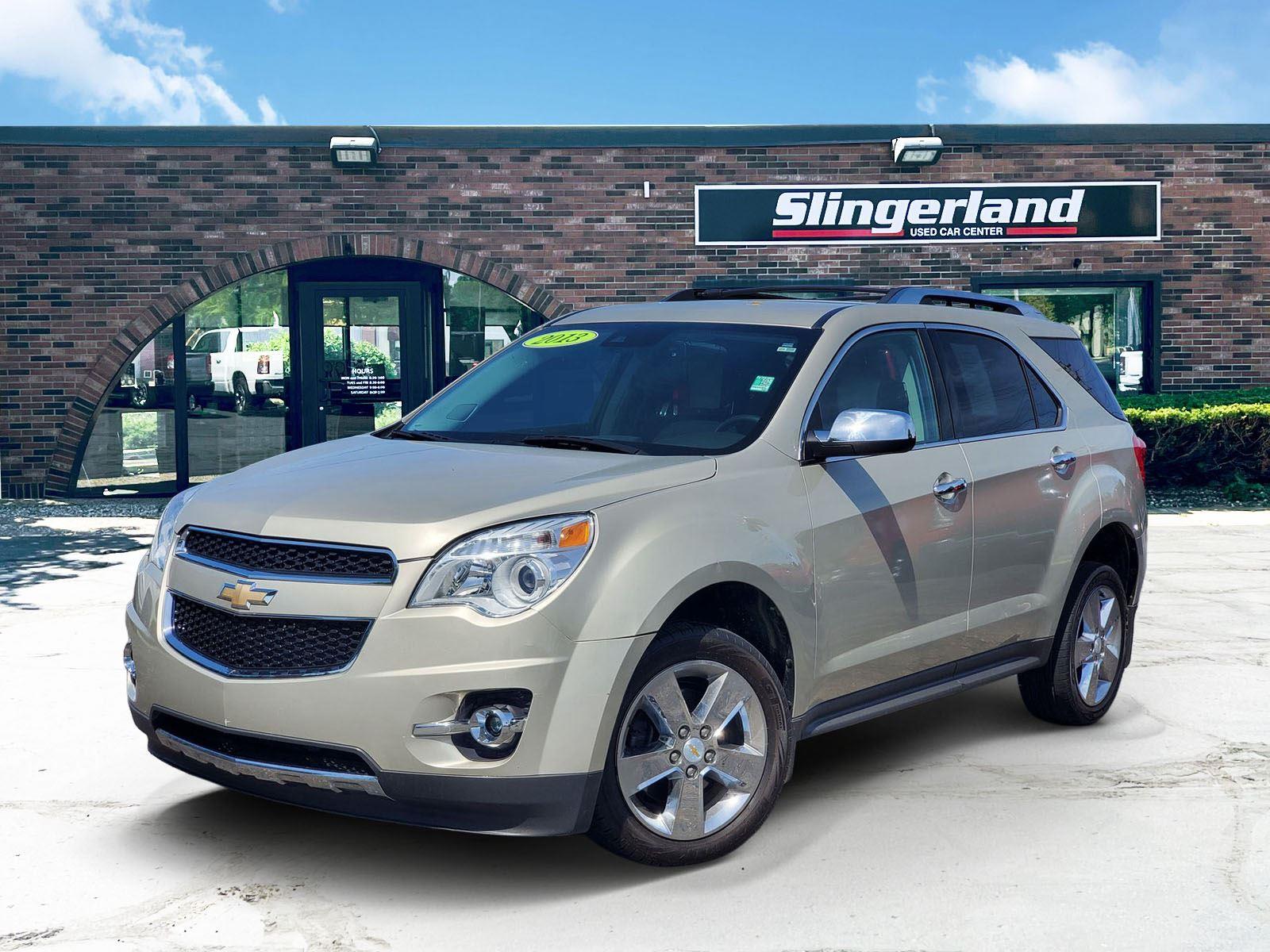 Champagne Silver Metallic 2013 Chevrolet Equinox LTZ FWD SUV / Crossover Front-Wheel Drive 6-Speed Automatic Overdrive