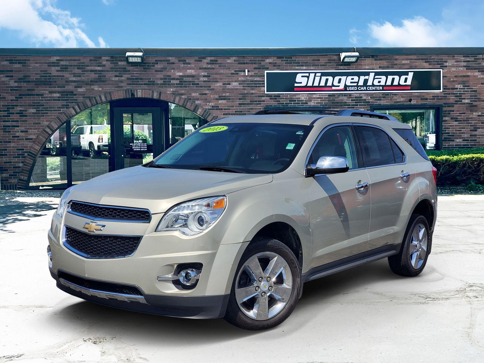 Champagne Silver Metallic 2013 Chevrolet Equinox LTZ FWD SUV / Crossover Front-Wheel Drive 6-Speed Automatic Overdrive