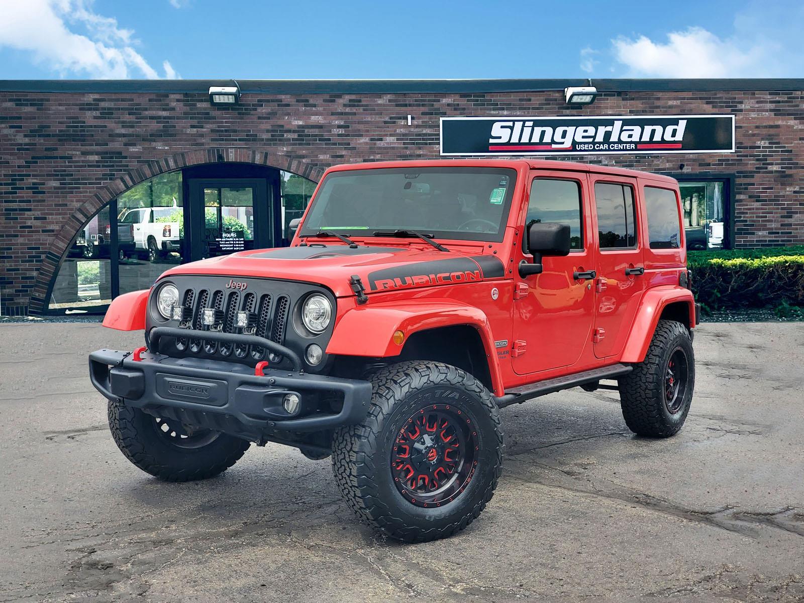 Firecracker Red Clearcoat 2017 Jeep Wrangler SUV / Crossover Four-Wheel Drive 5-Speed Automatic