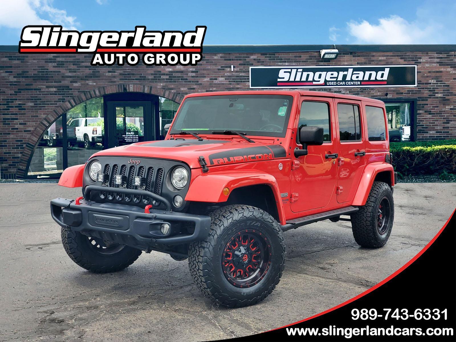Firecracker Red Clearcoat 2017 Jeep Wrangler SUV / Crossover Four-Wheel Drive 5-Speed Automatic