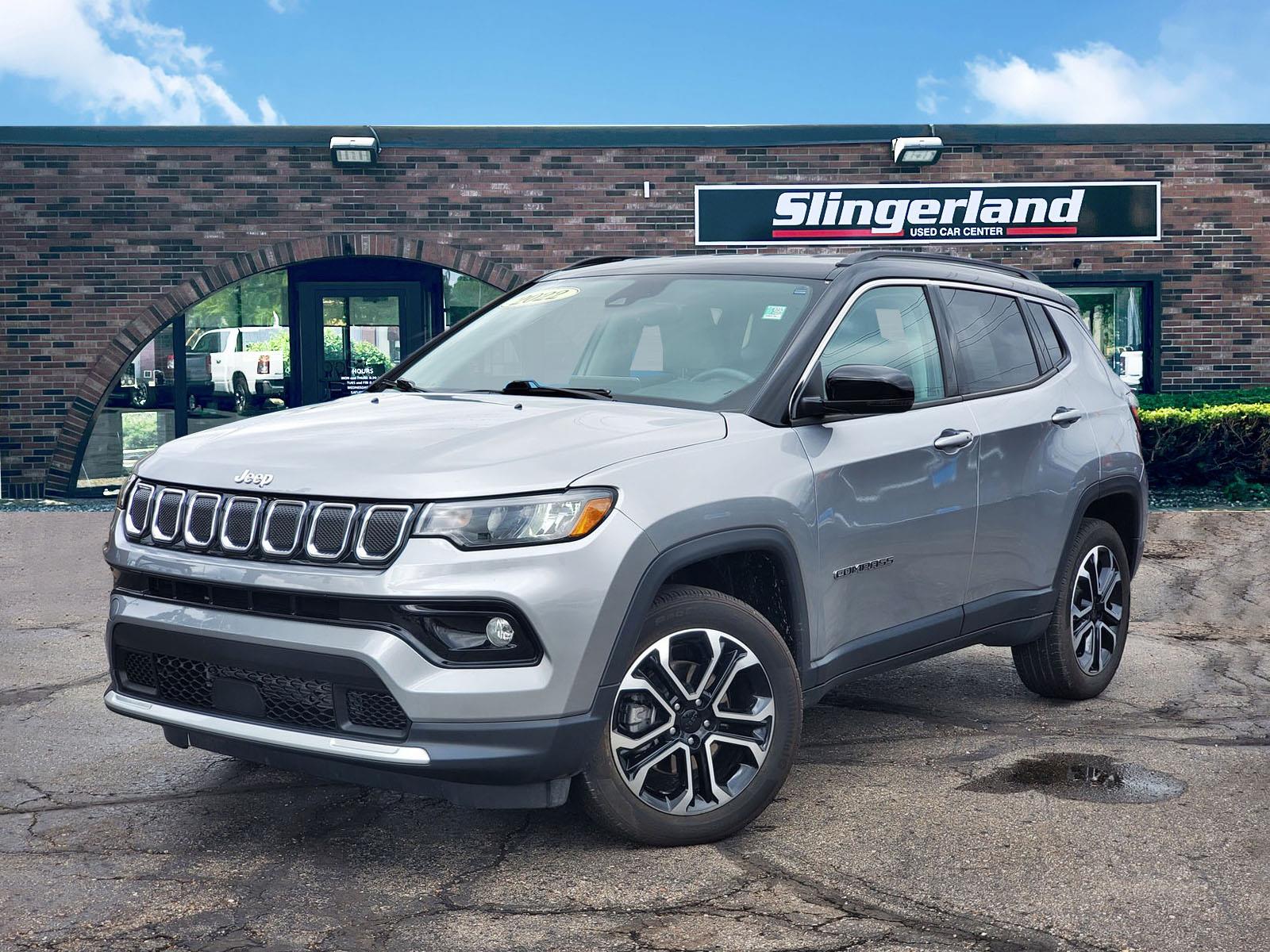 Billet Silver Metallic Clearcoat 2022 Jeep Compass SUV / Crossover Four-Wheel Drive 9-Speed Automatic