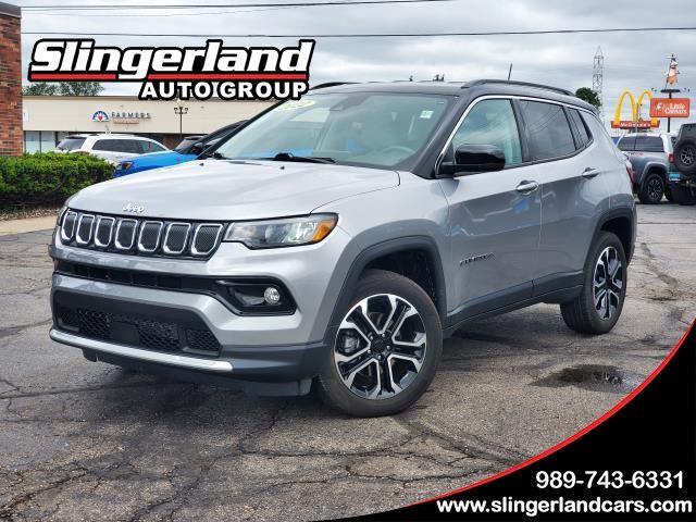 Billet Silver Metallic Clearcoat 2022 Jeep Compass SUV / Crossover Four-Wheel Drive 9-Speed Automatic