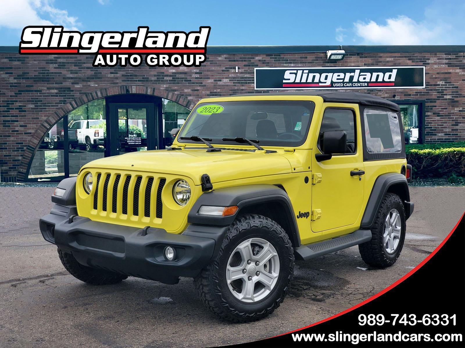 High Velocity Clearcoat 2023 Jeep Wrangler SUV / Crossover Four-Wheel Drive 8-Speed Automatic