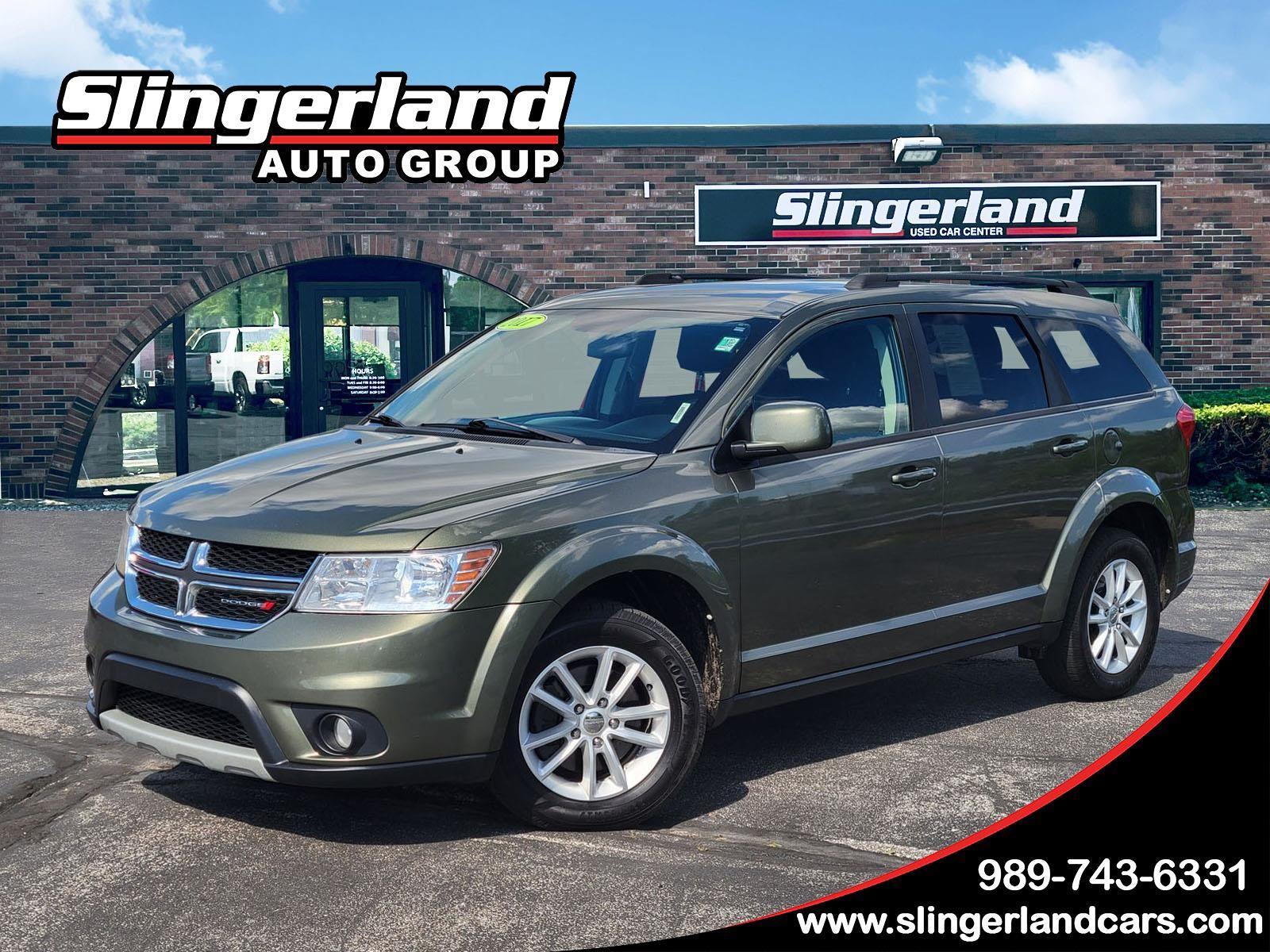 Verde Oliva (Olive Green) 2017 Dodge Journey SUV / Crossover Front-Wheel Drive 6-Speed Automatic