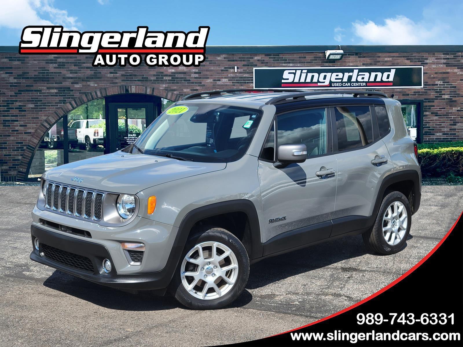 Sting-Gray Clearcoat 2021 Jeep Renegade SUV / Crossover Four-Wheel Drive 9-Speed Automatic