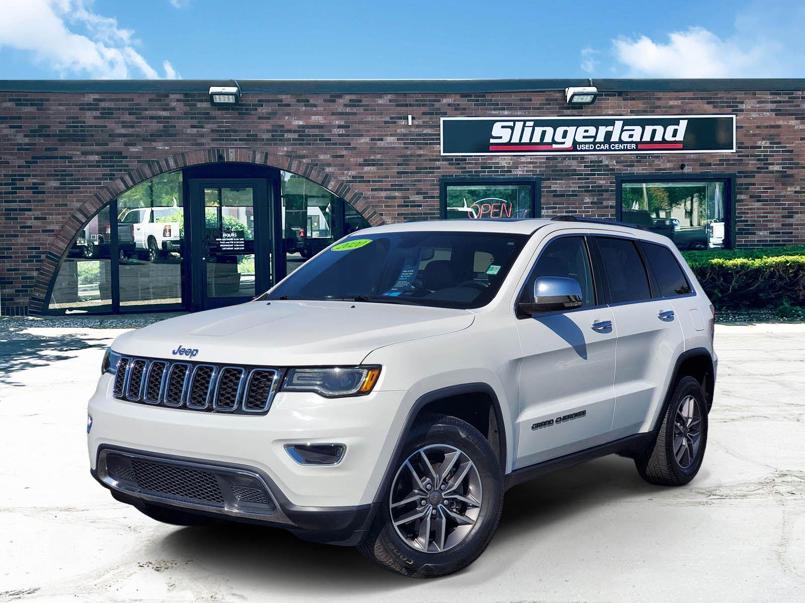 Bright White Clearcoat 2020 Jeep Grand Cherokee SUV / Crossover Four-Wheel Drive 8-Speed Automatic