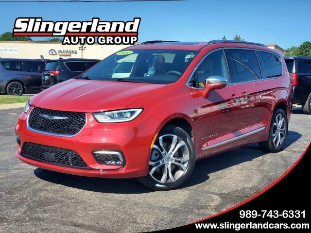 Red Hot Pearlcoat 2024 Chrysler Pacifica Minivan All-Wheel Drive 9-Speed Automatic