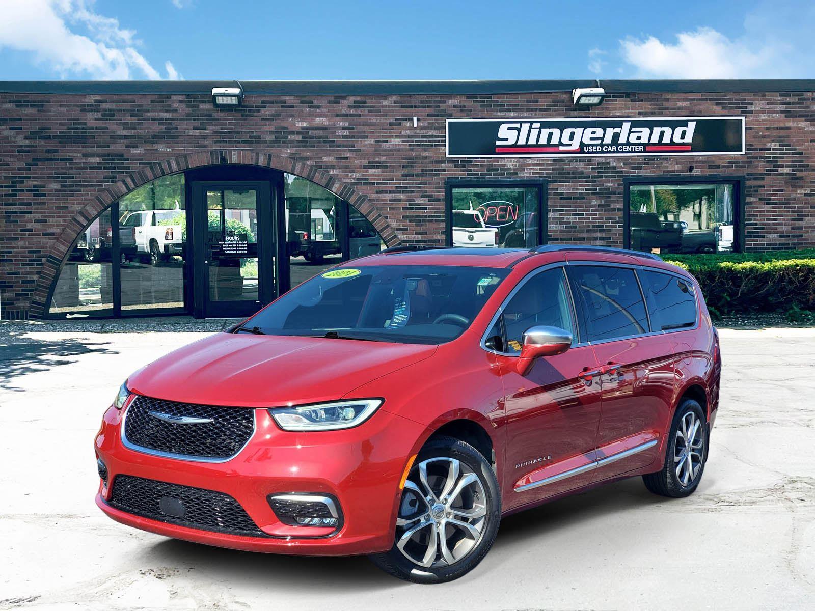 Red Hot Pearlcoat 2024 Chrysler Pacifica Minivan All-Wheel Drive 9-Speed Automatic