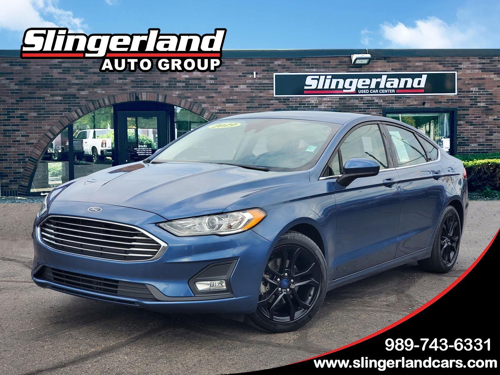 Blue Metallic 2019 Ford Fusion Sedan Front-Wheel Drive 6-Speed Automatic