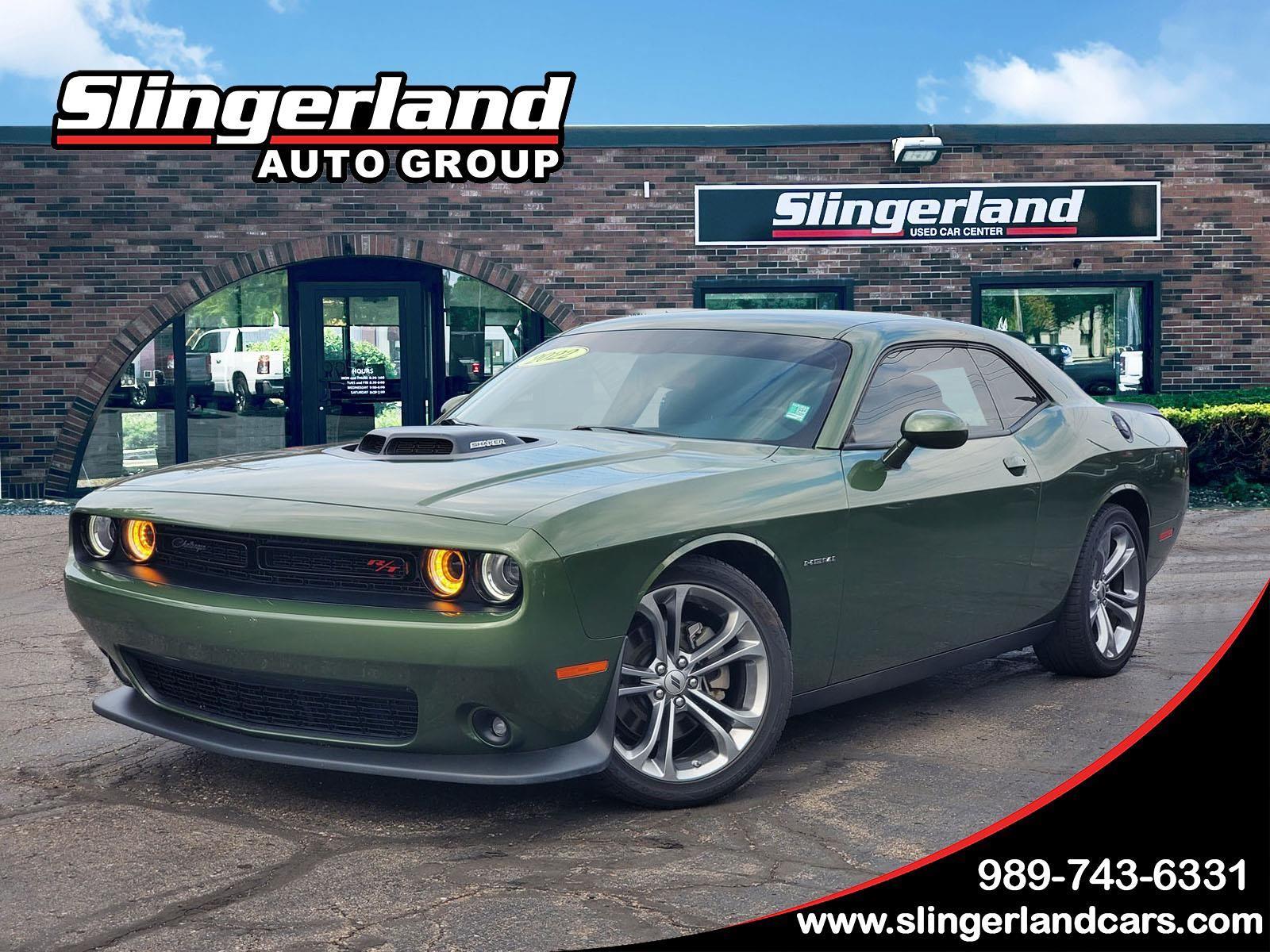 F8 Green 2022 Dodge Challenger Coupe Rear-Wheel Drive 8-Speed Automatic
