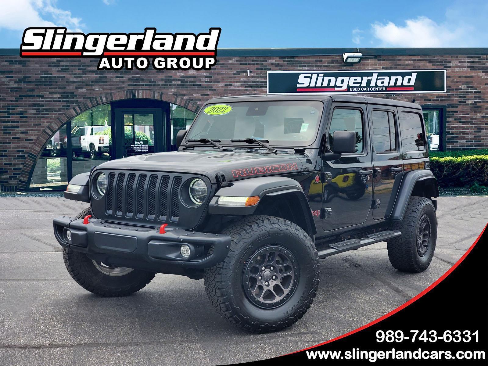 Black Clearcoat 2022 Jeep Wrangler SUV / Crossover Four-Wheel Drive 8-Speed Automatic