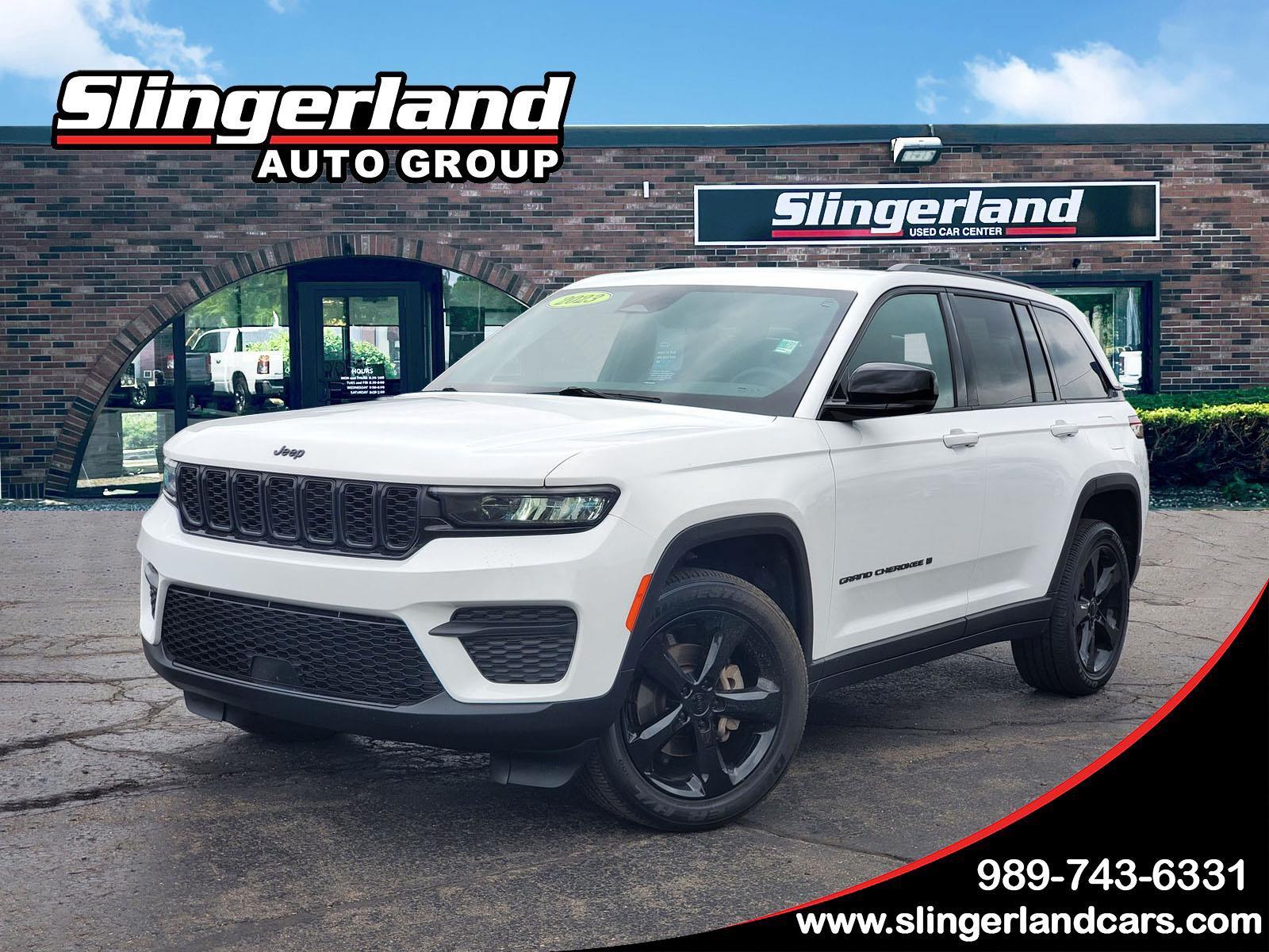Bright White Clearcoat 2023 Jeep Grand Cherokee SUV / Crossover Four-Wheel Drive 8-Speed Automatic