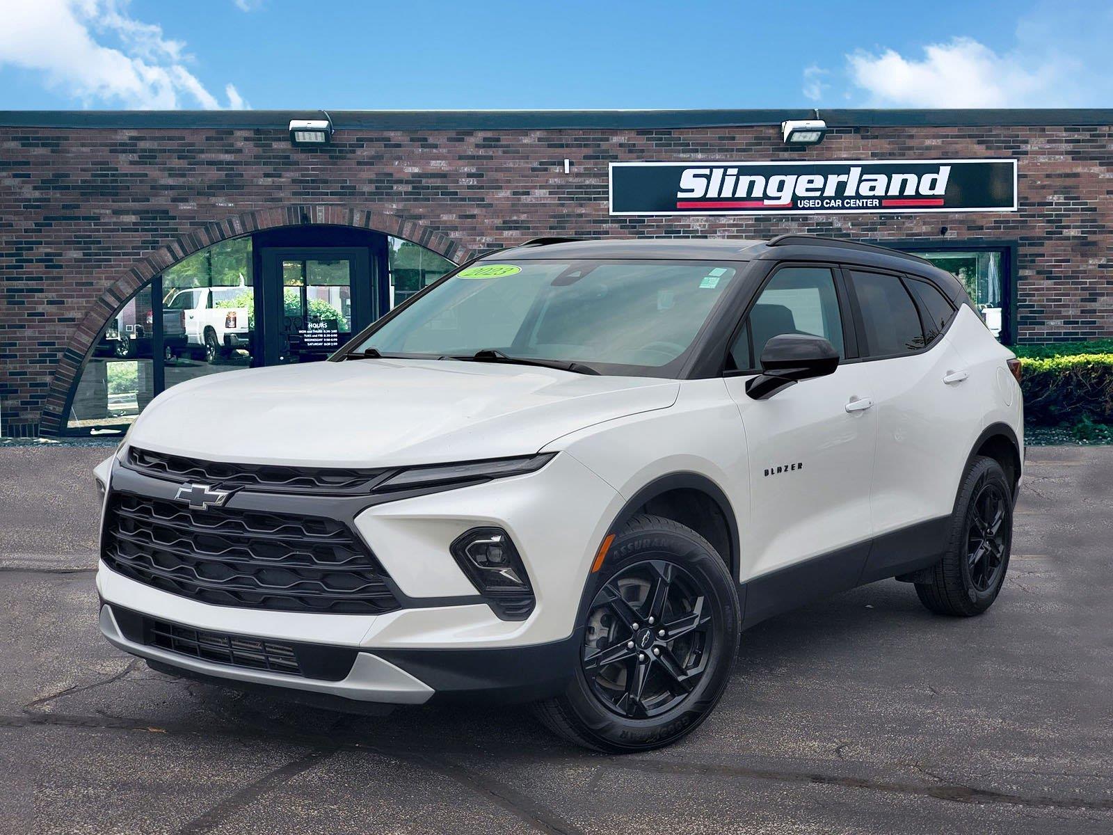 White (Iridescent Pearl Tricoat) 2023 Chevrolet Blazer SUV / Crossover All-Wheel Drive 9-Speed Automatic
