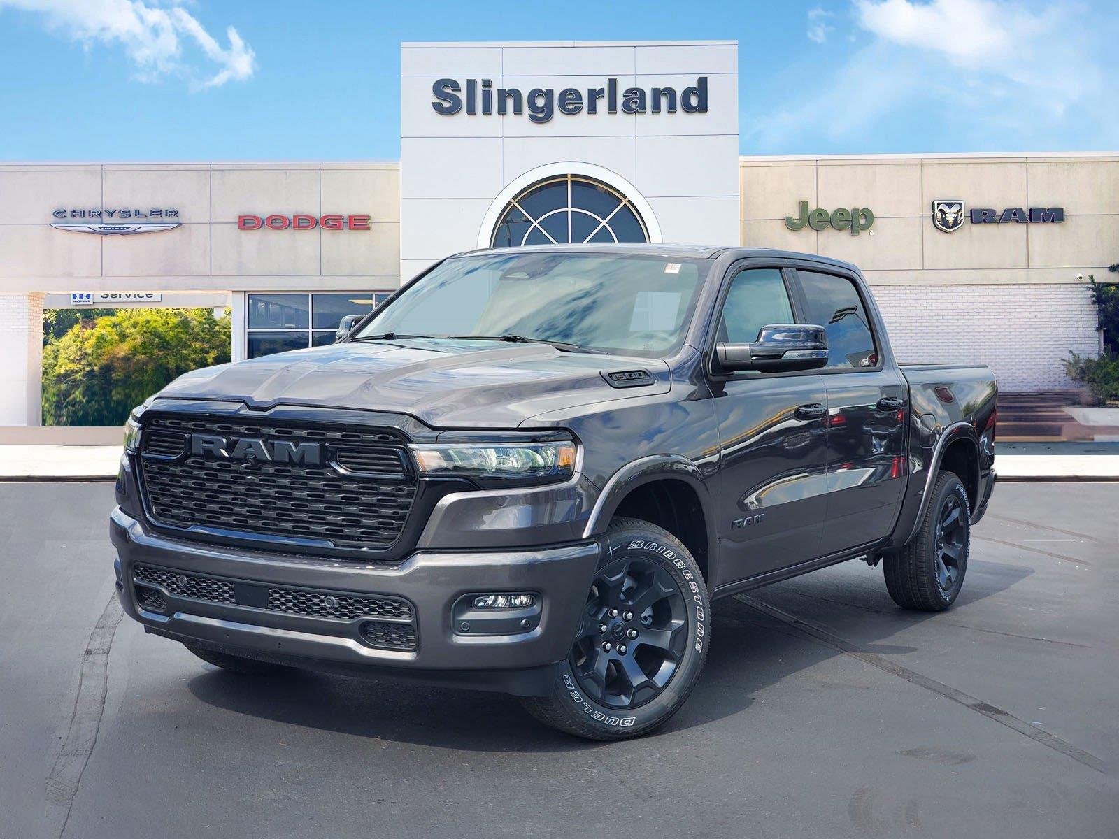 Gray (Granite Crystal Metallic Clearcoat) 2026 RAM 1500 Pickup Truck Four-Wheel Drive 8-Speed Automatic