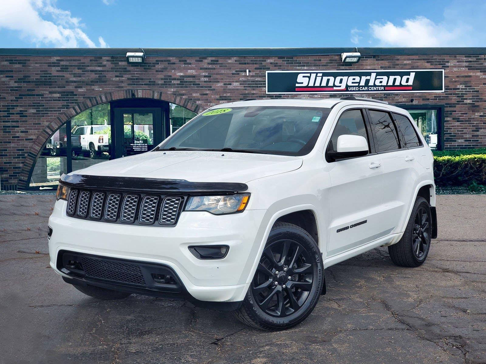 Bright White 2018 Jeep Grand Cherokee SUV / Crossover Four-Wheel Drive 8-Speed Automatic