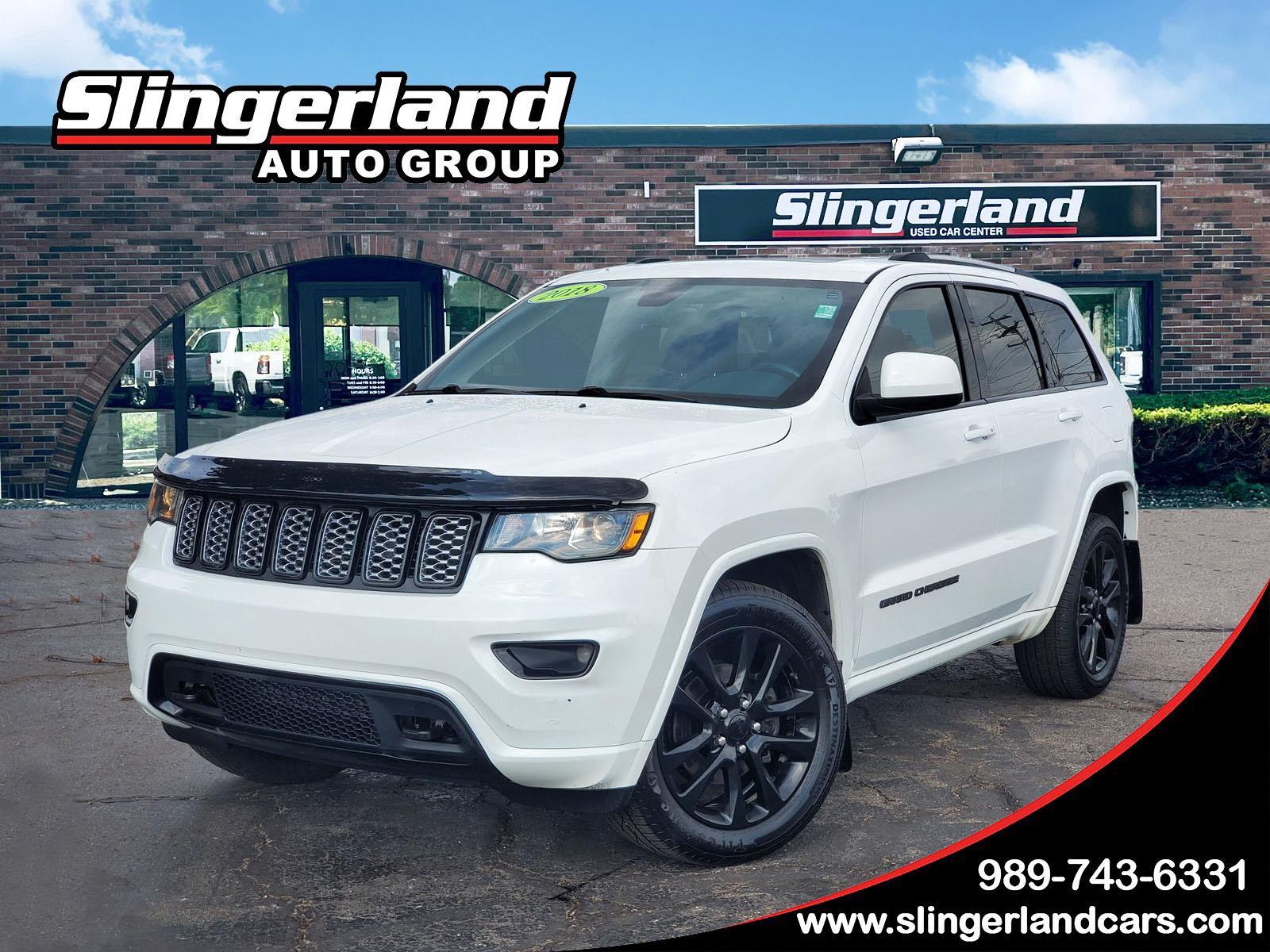 Bright White 2018 Jeep Grand Cherokee SUV / Crossover Four-Wheel Drive 8-Speed Automatic