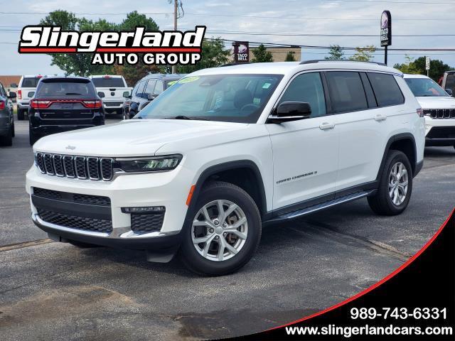 Bright White Clearcoat 2023 Jeep Grand Cherokee L SUV / Crossover Four-Wheel Drive 8-Speed Automatic