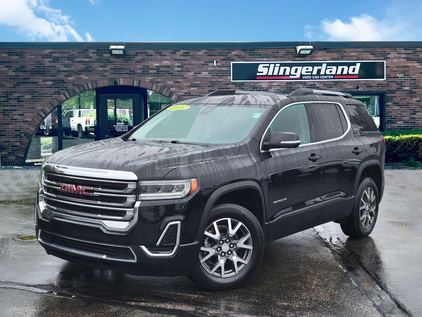 Black (Ebony Twilight Metallic) 2021 GMC Acadia SUV / Crossover Four-Wheel Drive 9-Speed Automatic