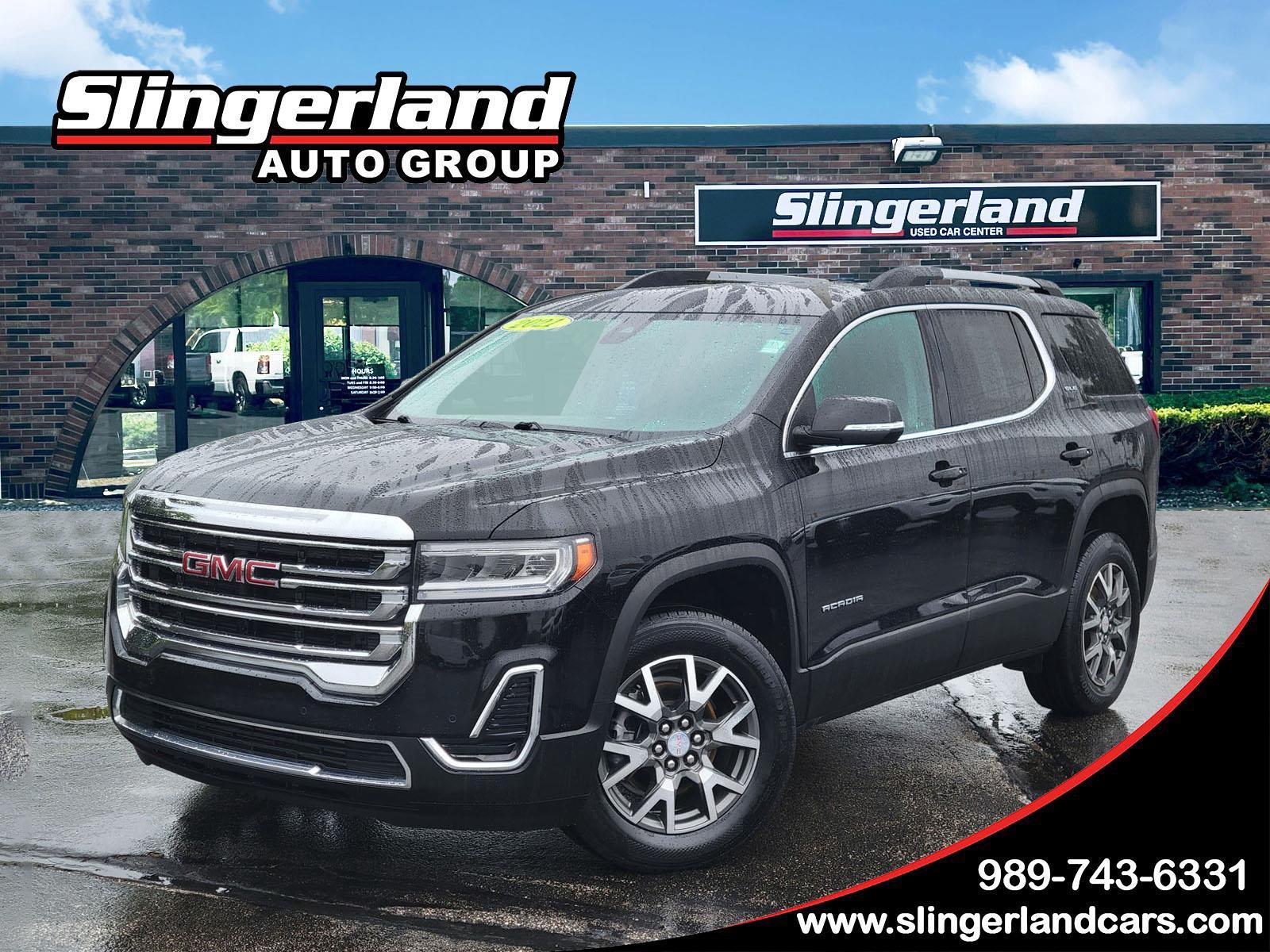 Black (Ebony Twilight Metallic) 2021 GMC Acadia SUV / Crossover Four-Wheel Drive 9-Speed Automatic