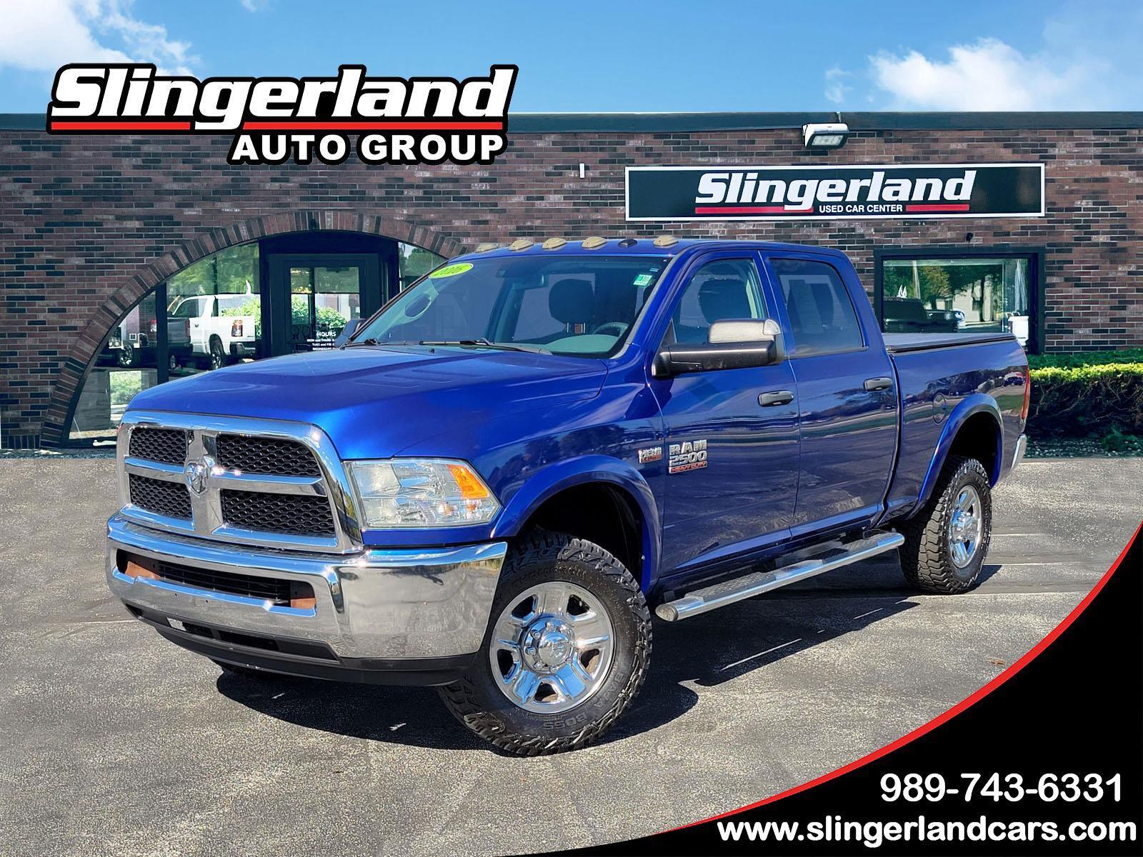 Blue Streak Pearlcoat 2016 RAM 2500 Pickup Truck Four-Wheel Drive 6-Speed Automatic