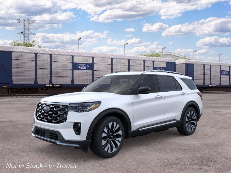 Star White Metallic Tri-Coat 2026 Ford Explorer SUV / Crossover All-Wheel Drive Automatic