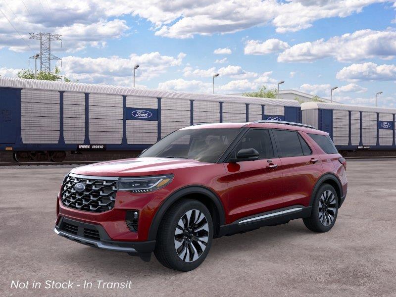 Rapid Red Metallic Tinted Clearcoat 2026 Ford Explorer SUV / Crossover All-Wheel Drive Automatic