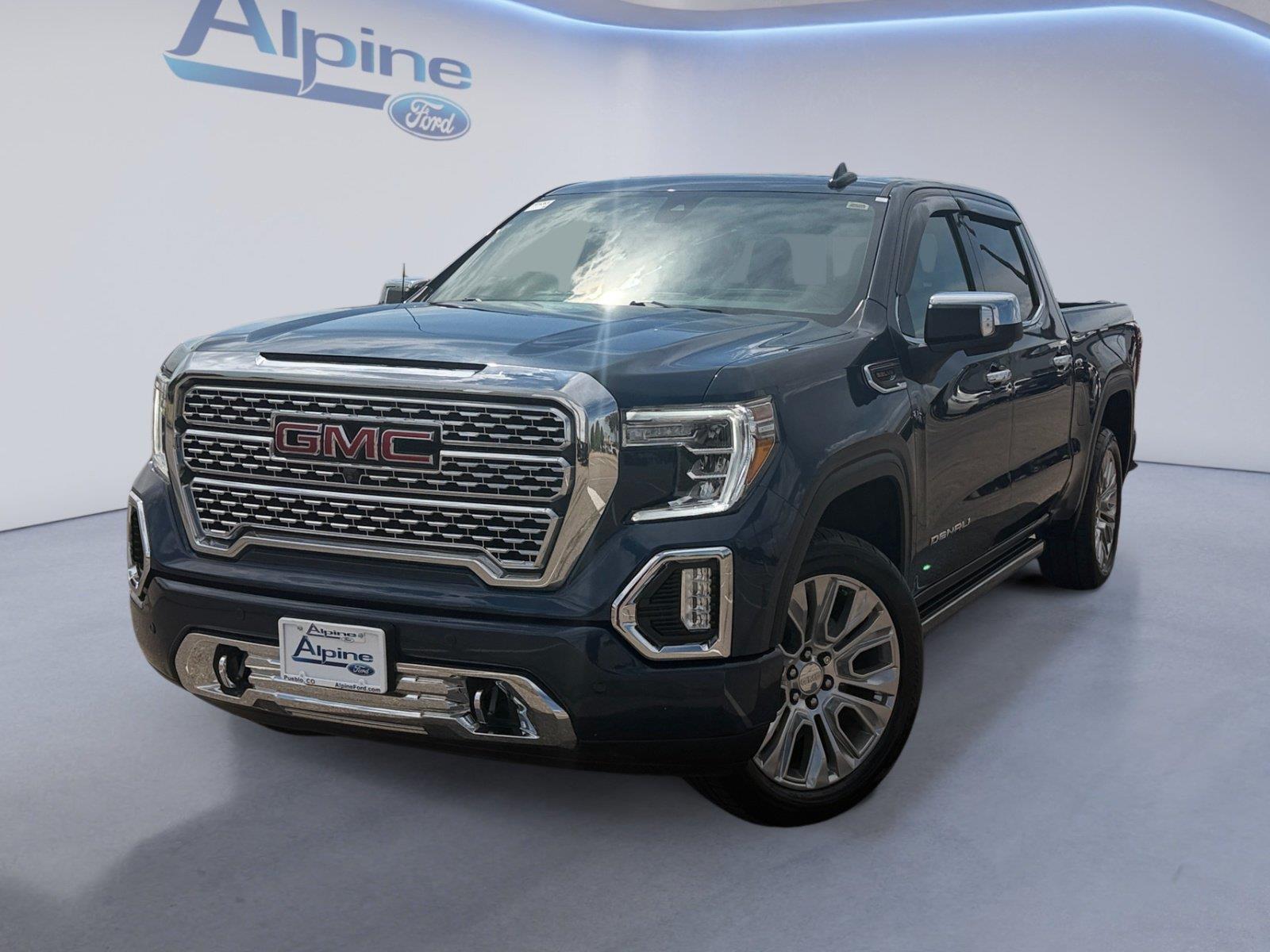Pacific Blue Metallic 2021 GMC Sierra 1500 Pickup Truck Four-Wheel Drive Automatic