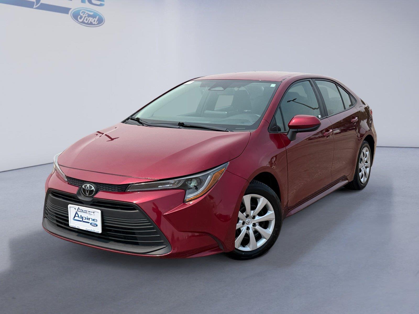 Red (Ruby Flare Pearl) 2025 Toyota Corolla Sedan Front-Wheel Drive Continuously Variable Transmission