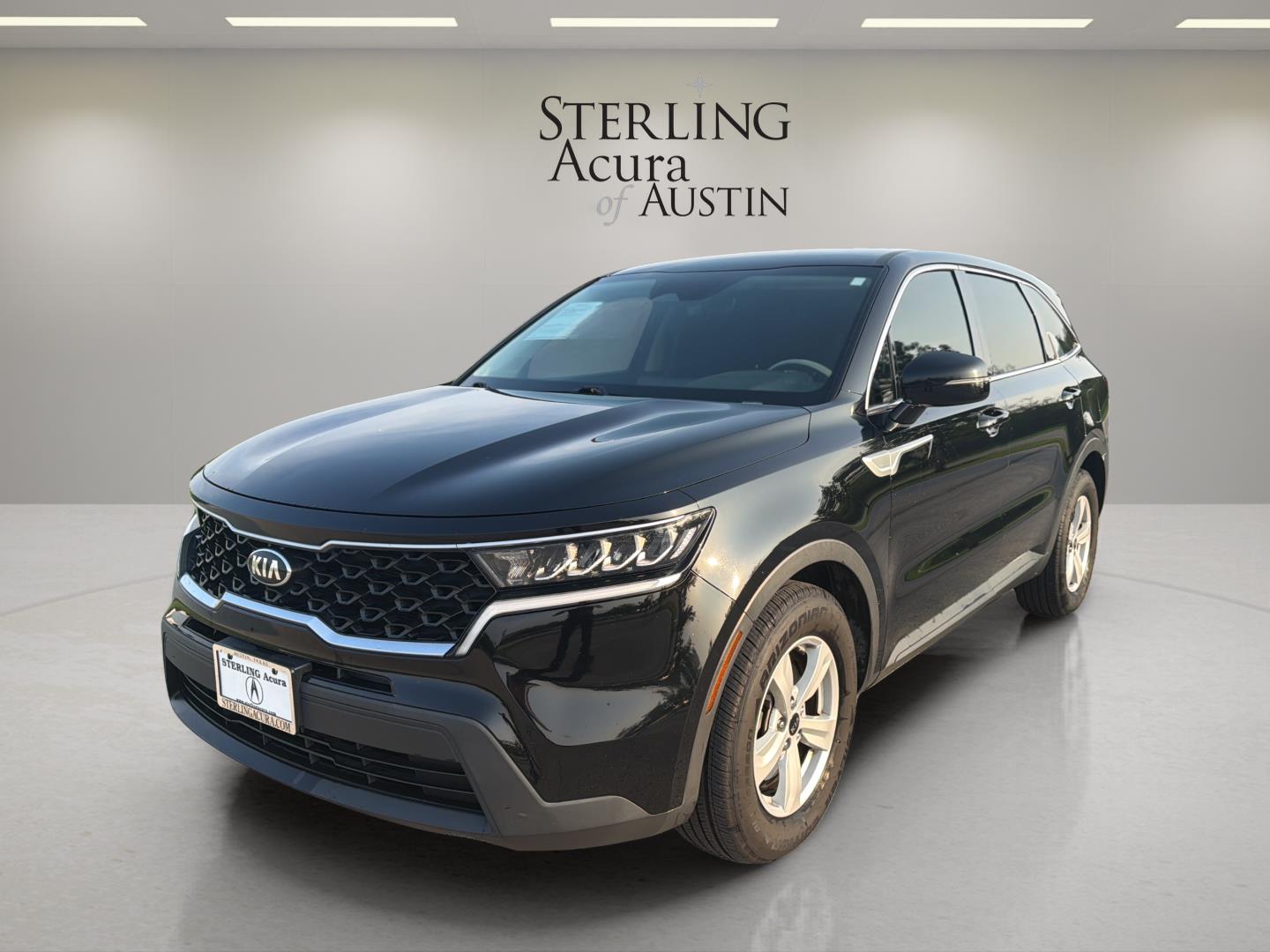 Ebony Black 2021 Kia Sorento LX FWD SUV / Crossover Front-Wheel Drive 8-Speed Automatic