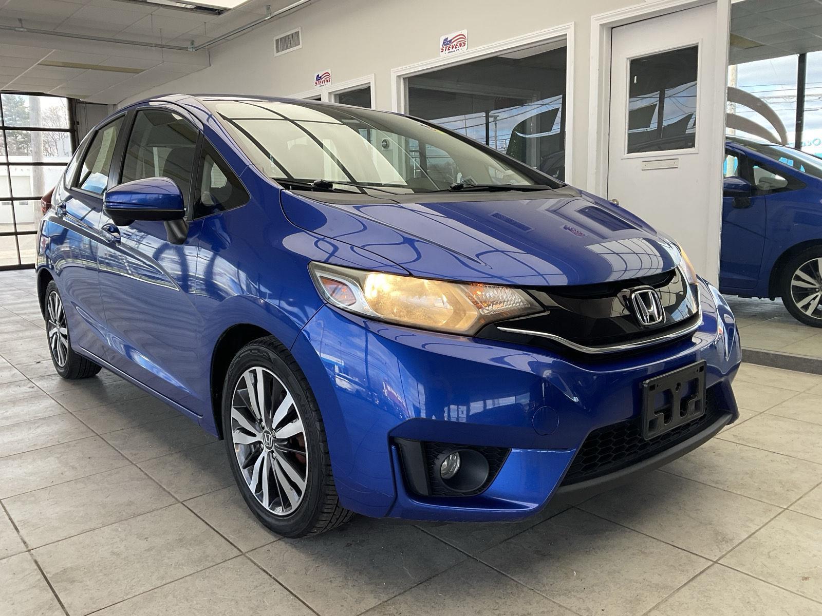 Aegean Blue Metallic 2016 Honda Fit EX Hatchback Front-Wheel Drive Continuously Variable Transmission