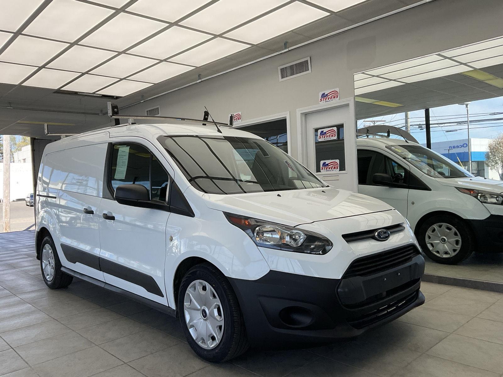 Frozen White 2018 Ford Transit Connect Cargo XL LWB FWD with Rear Cargo Doors Van Front-Wheel Drive 6-Speed Automatic