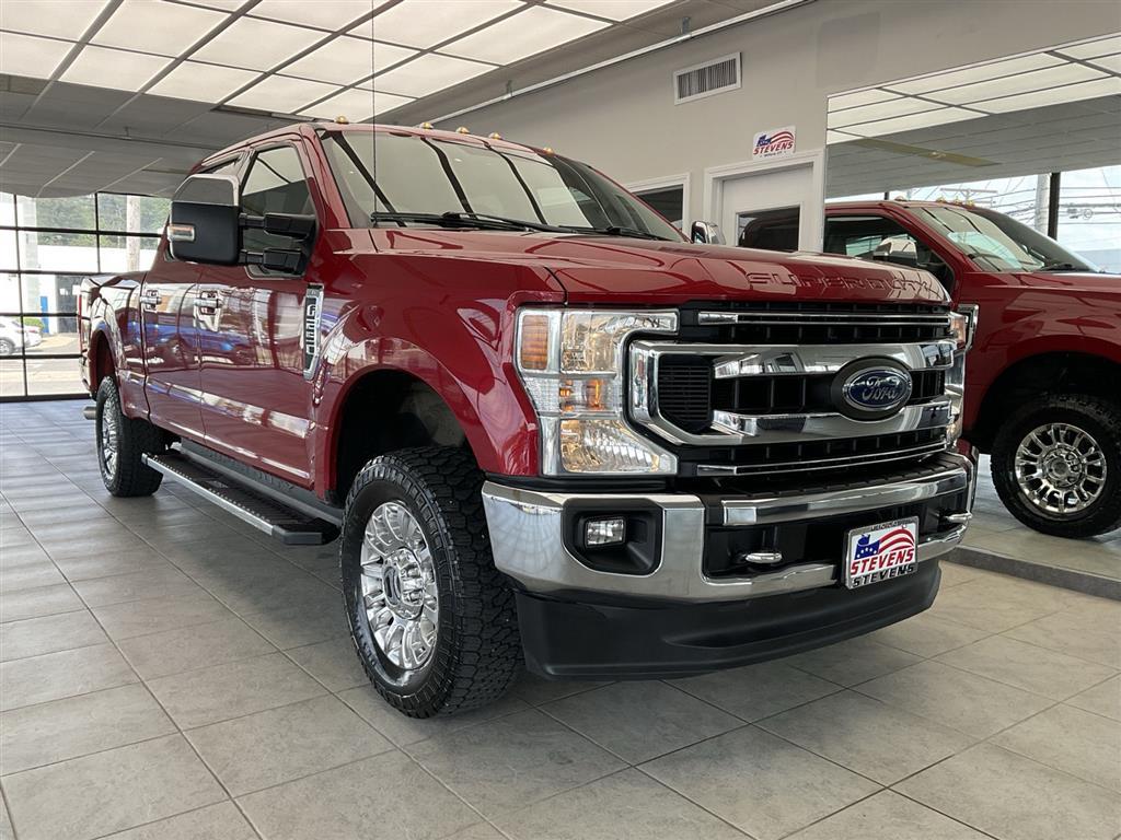 Rapid Red Metallic Tinted Clearcoat 2020 Ford F-250 Super Duty Pickup Truck Four-Wheel Drive Automatic