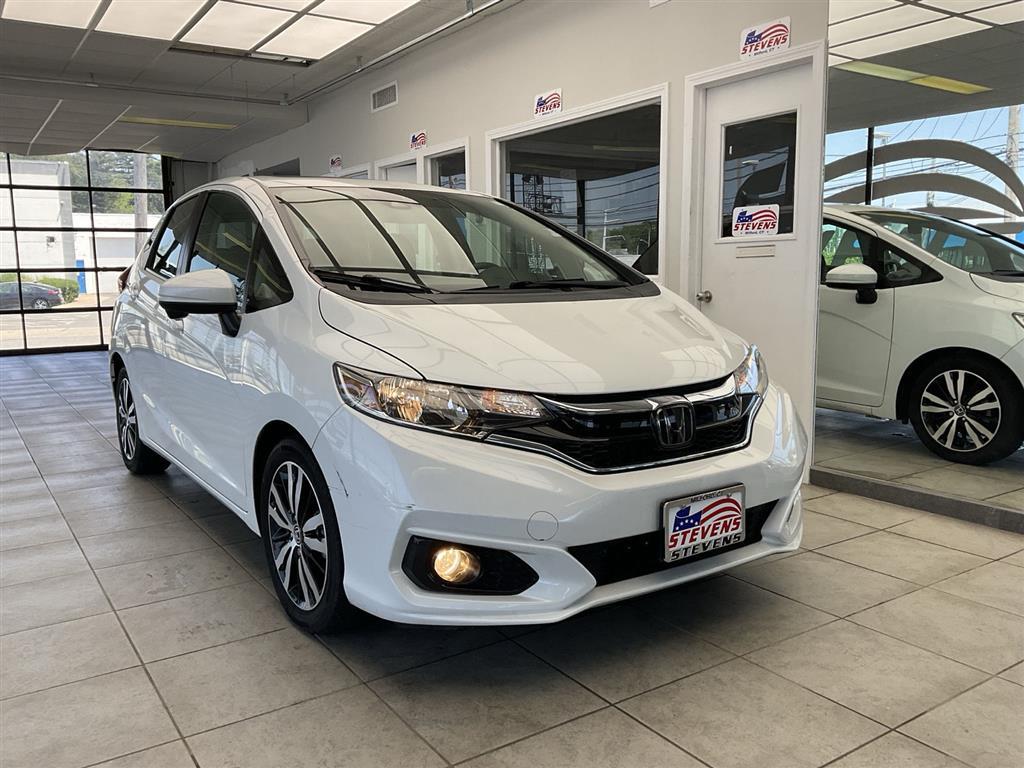Platinum White Pearl 2019 Honda Fit Hatchback Front-Wheel Drive 7-Speed CVT