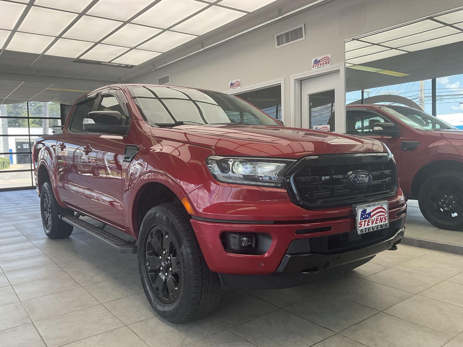 Rapid Red Metallic Tinted Clearcoat 2020 Ford Ranger Pickup Truck Four-Wheel Drive Automatic
