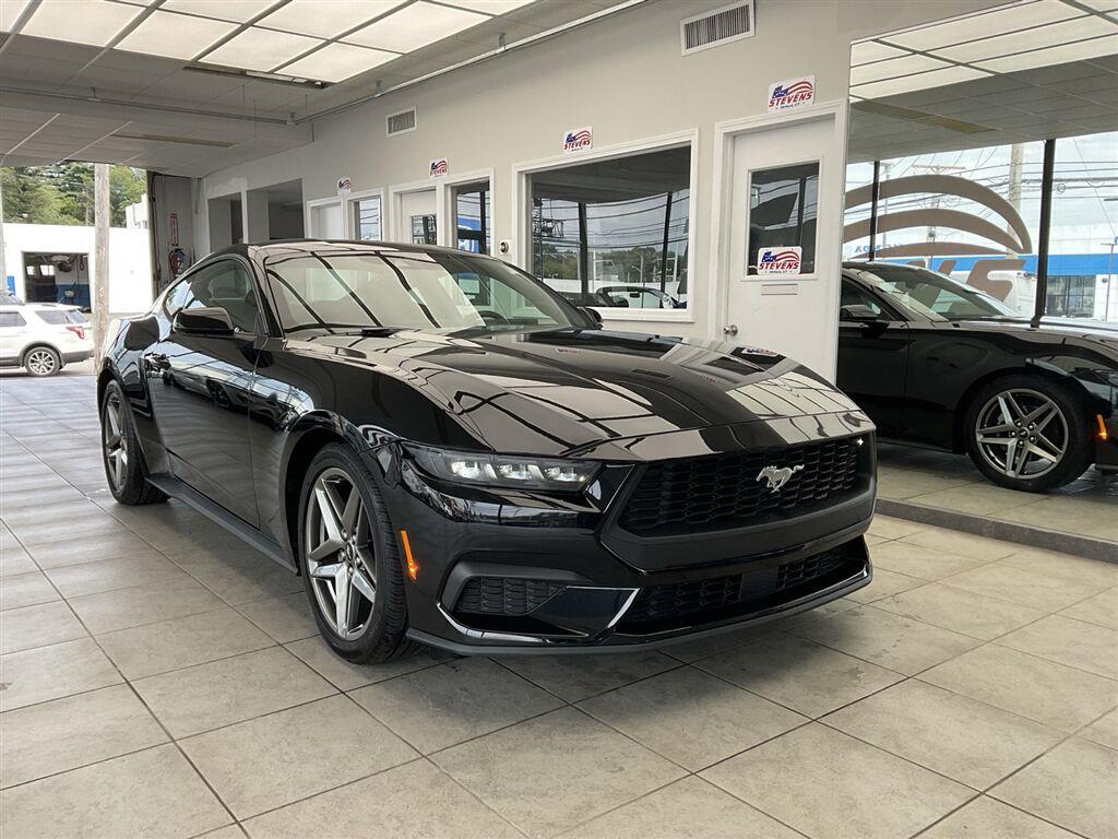 Shadow Black 2025 Ford Mustang Coupe Rear-Wheel Drive Automatic