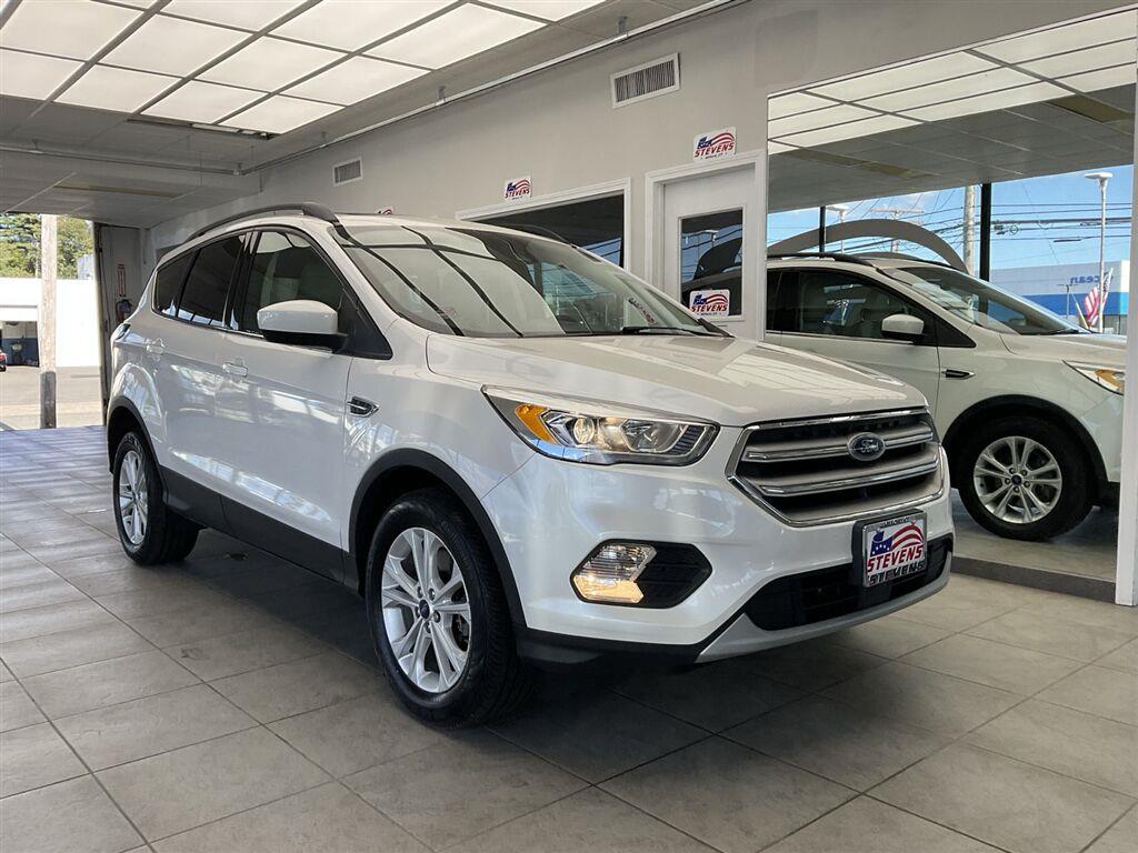 White Platinum Metallic Tri-Coat 2018 Ford Escape SUV / Crossover All-Wheel Drive 6-Speed Automatic