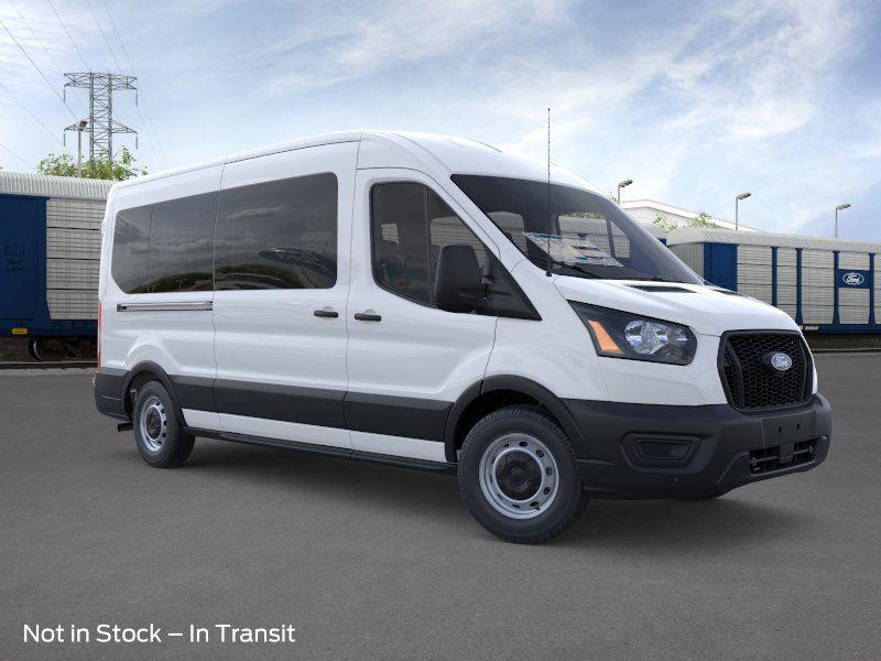 Oxford White 2026 Ford Transit Passenger 350 XL Medium Roof LB RWD Van Rear-Wheel Drive Automatic