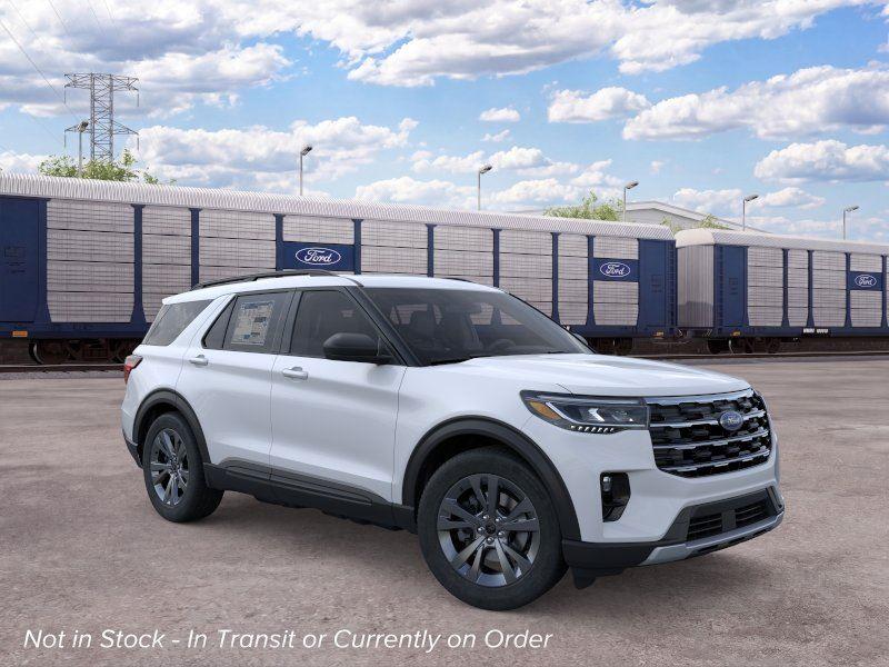 Space White Metallic 2026 Ford Explorer SUV / Crossover All-Wheel Drive Automatic