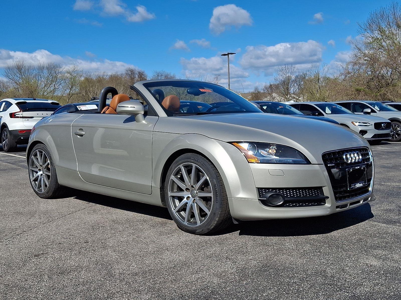 Silver 2008 Audi TT 3.2 quattro Roadster AWD Convertible All-Wheel Drive Automatic